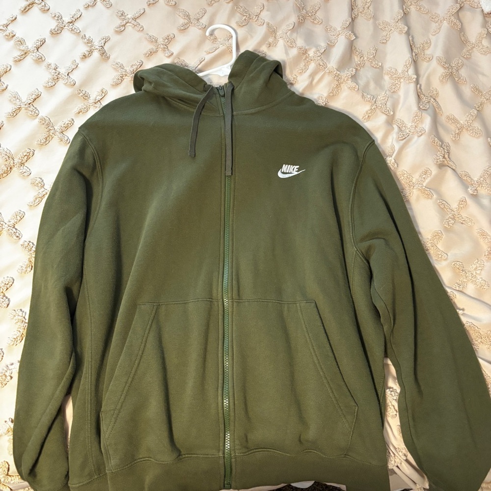 Nike Olive Green Hoodie
